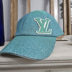 Elegant Teal Cap with Logo